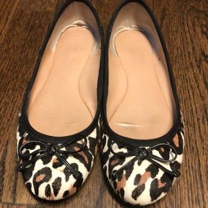 Banana Republic Ballet Leopard Print Flats
